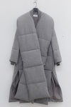 HED MAYNER two -piece lapel coat AW22_O30_Gry/WO gray PHM6